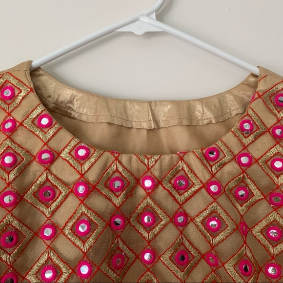 Pakistani indian eid wedding wear formal wear Lehenga choli and dupatta - Picture 3 of 10